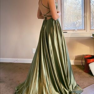 Faviana Light Green (Light Ivy) Prom Dress